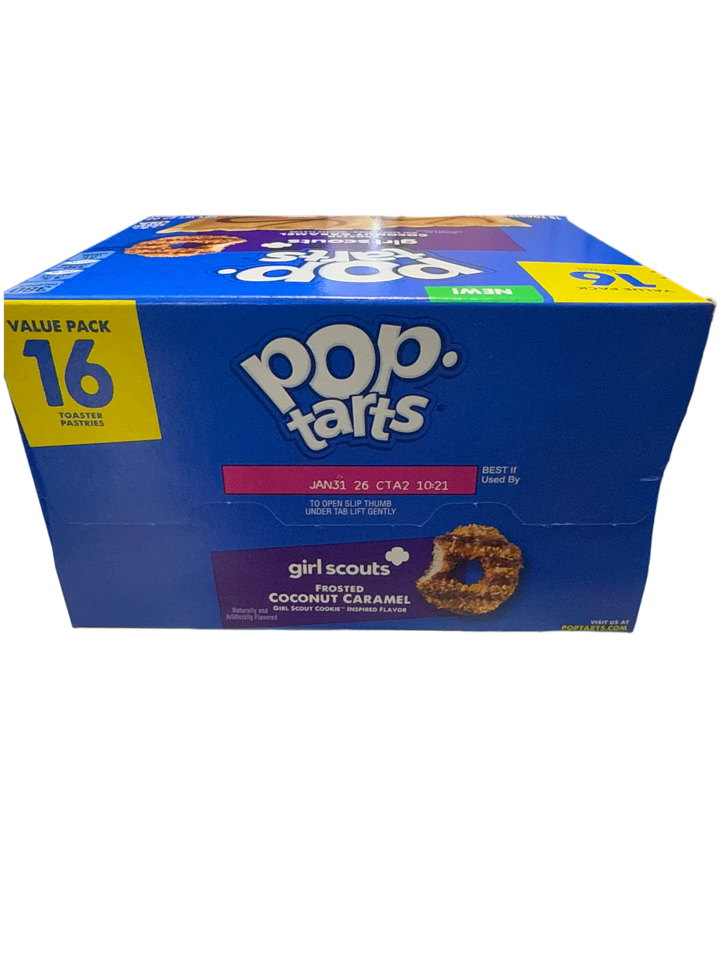 Pop Tarts Girl Scouts Coconut Caramel Flavour - U.S.A Edition