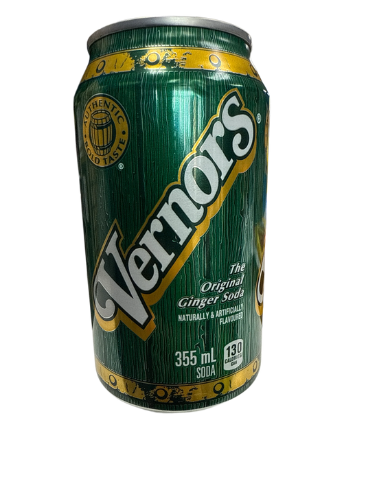 Vernors Original Ginger Soda Can 355ML - Canadian Edition