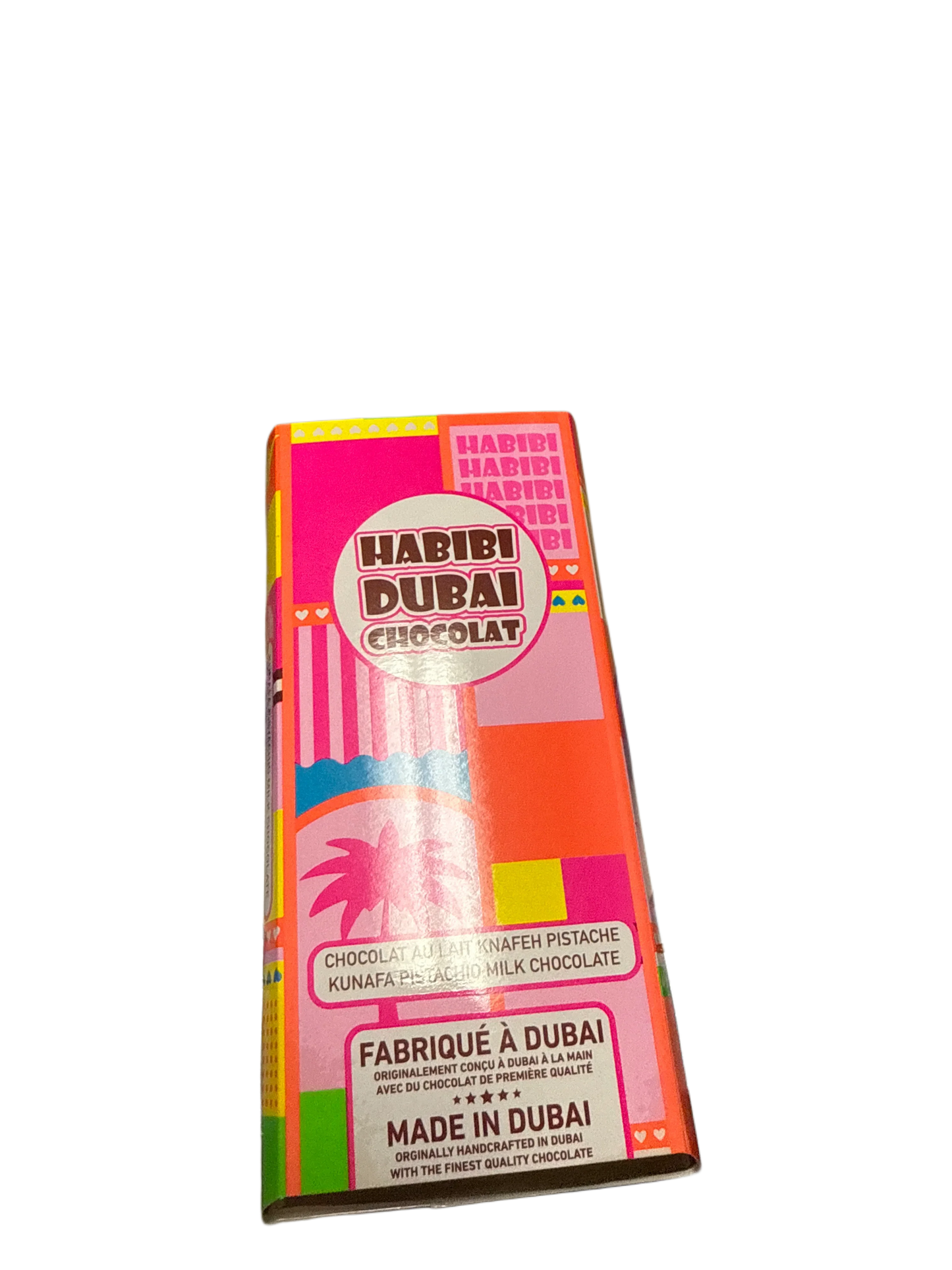 Habibi Dubai Kunafa Pistachio Milk Chocolate 200G - Dubai Edition