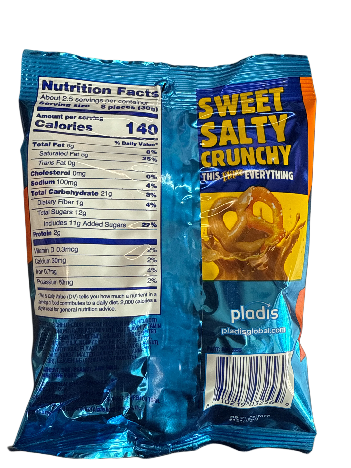 Flipz Peanut Butter Fudge Covered Pretzels 71G - U.S Edition