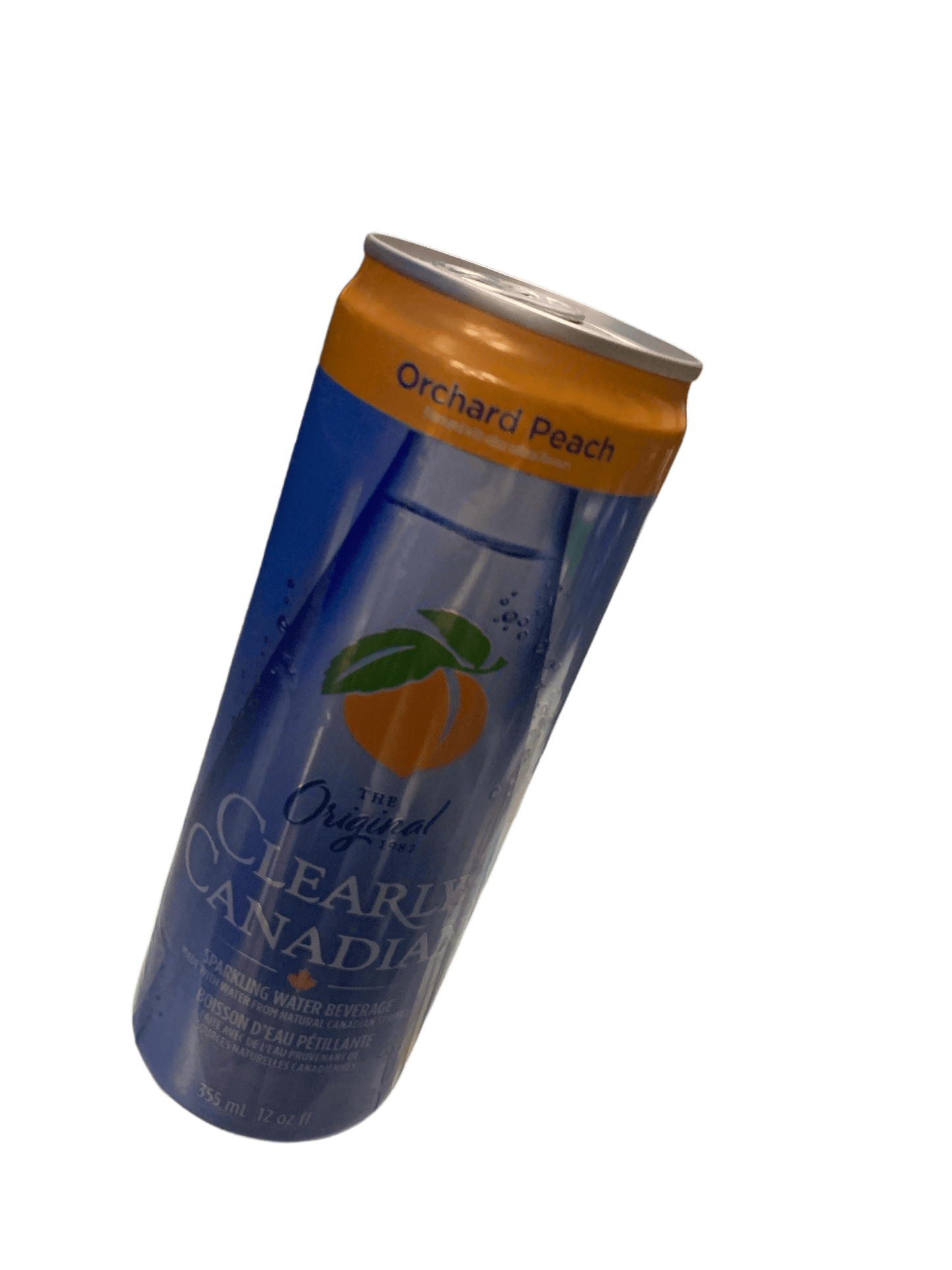 Clearly Canadian Sparkling Orchard Peach Cans 355ML - Canadian Edition