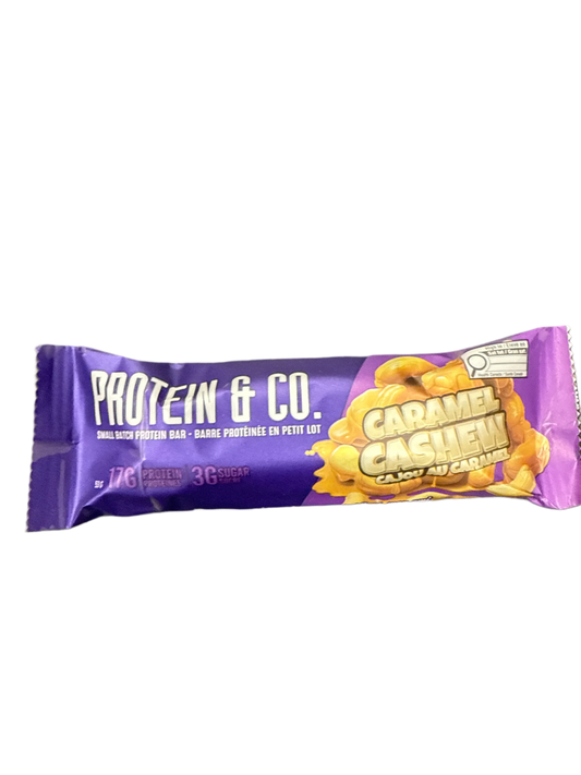 Protein & Co. Protein Caramel And Cashew Bar 53G - U.S Edition