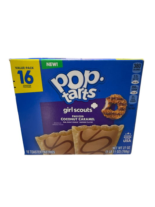 Pop Tarts Girl Scouts Coconut Caramel Flavour - U.S.A Edition
