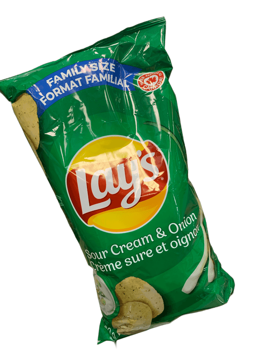 Lays Sour Cream and Onion Chips 220G - Canadian Edition