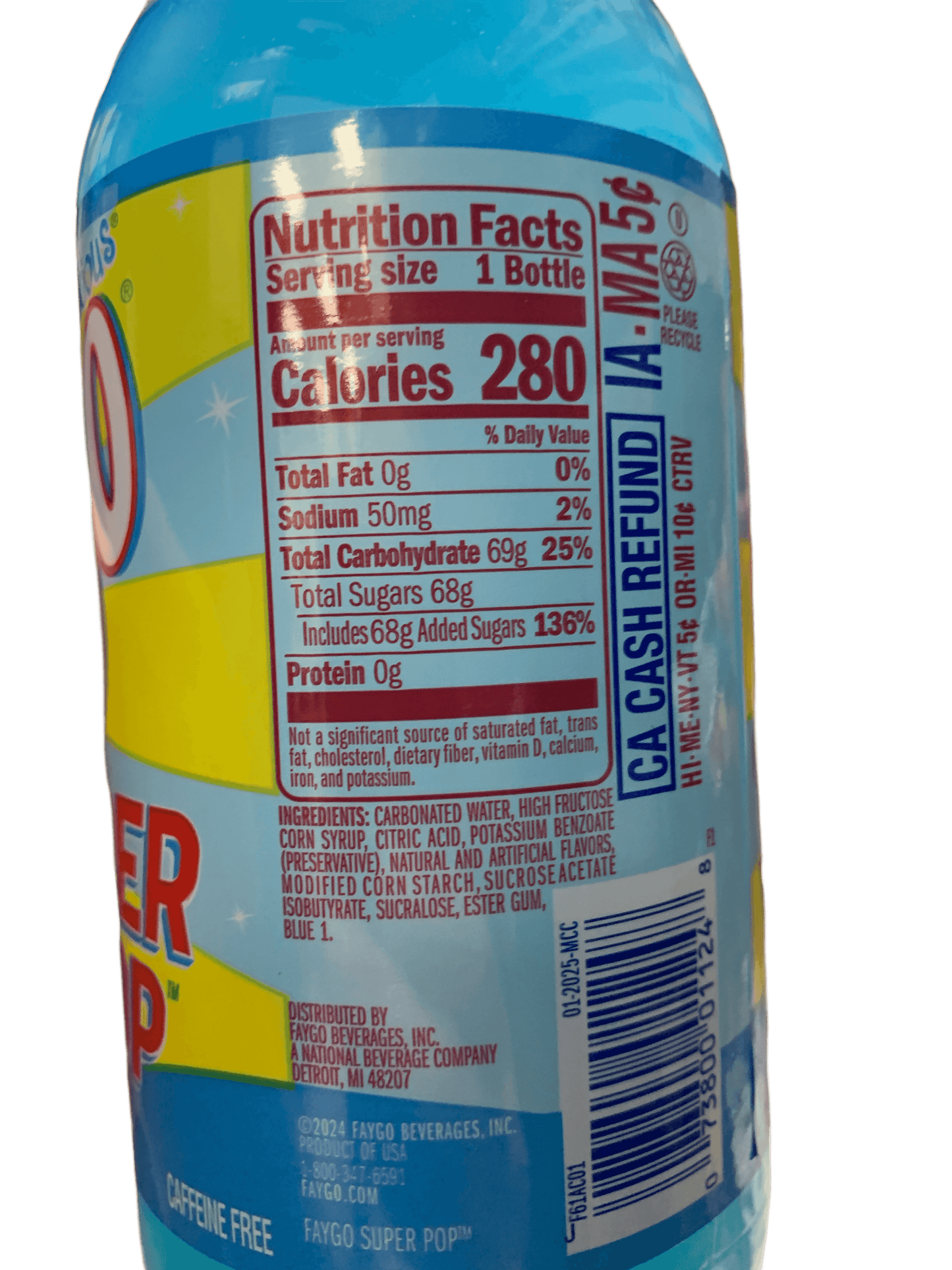 Faygo Super Pop Flavour 591ML - U.S Edition