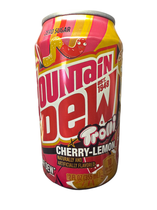 Mountain Dew Trolli Cherry Lemon Flavoured Can 355ML - U.S Edition