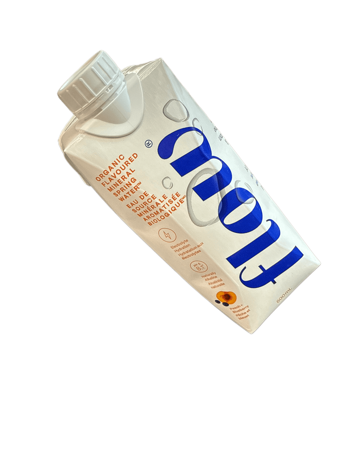 Flow Peach + Blueberry Mineral Spring Water 500ML - Canadian Edition