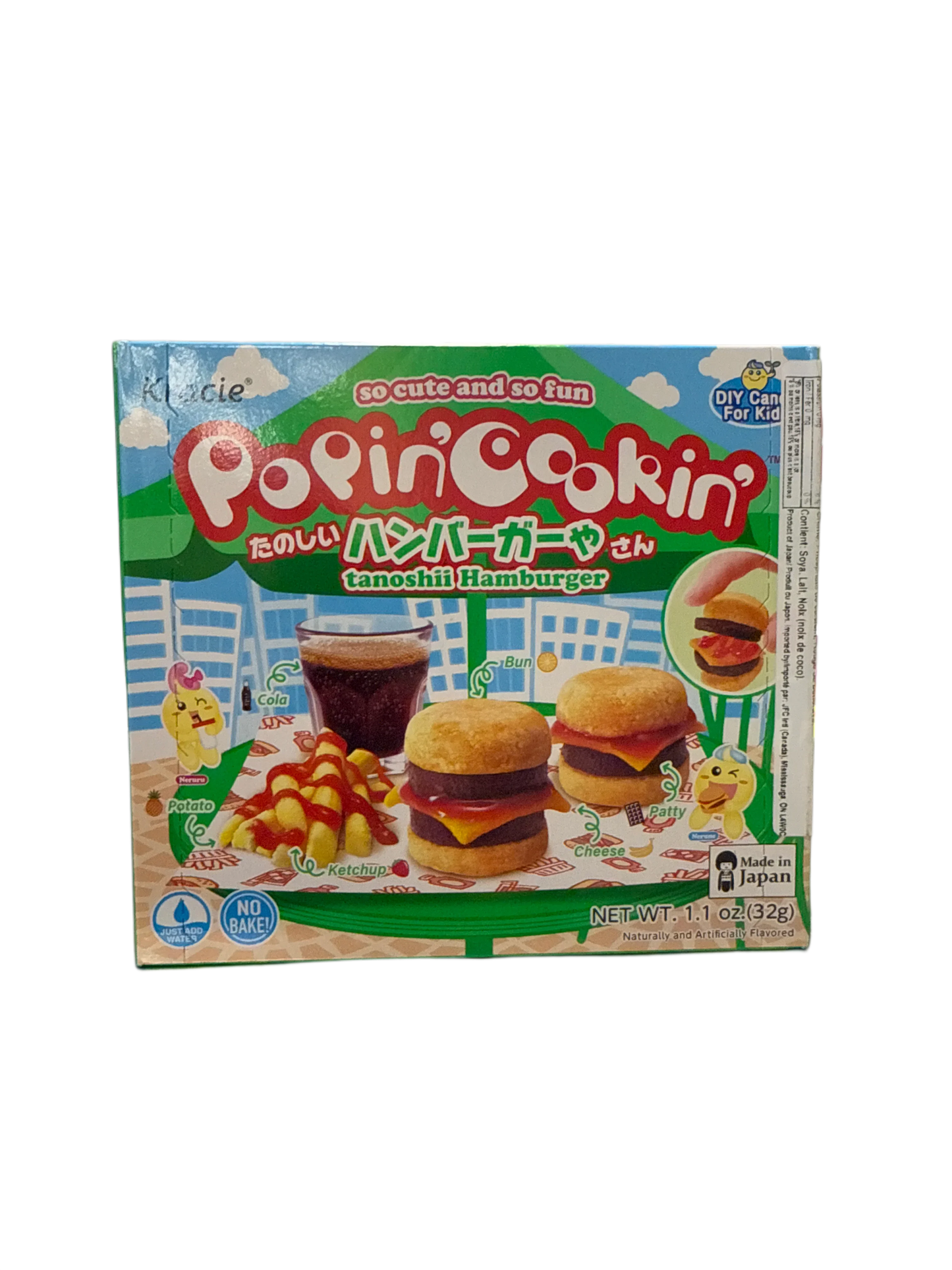 Kracie Poppin Cookin Tanoshii Hamburger Candy 32G - Japanese Edition