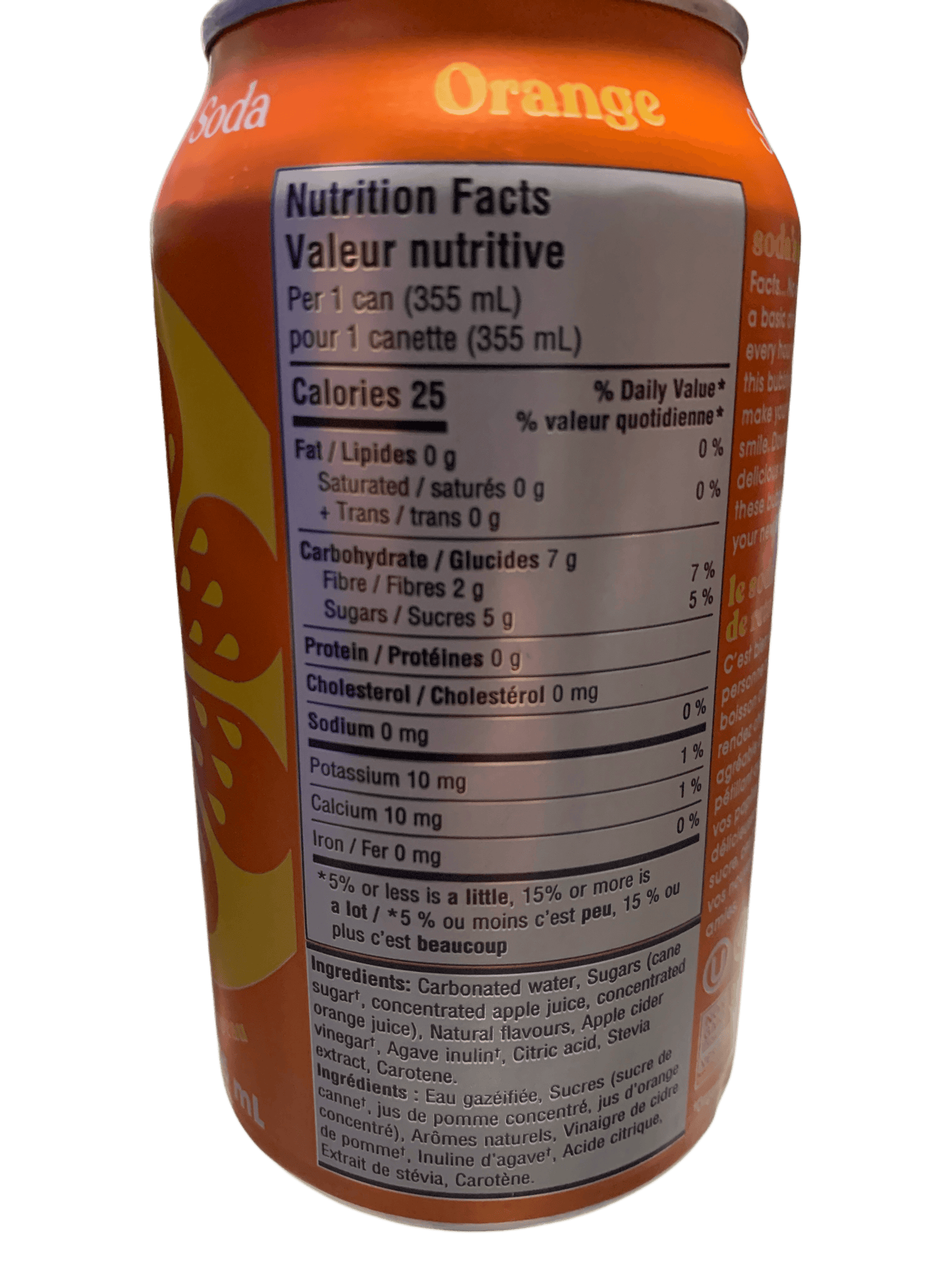 Poppi Orange Soda 355ML - Canadian Edition