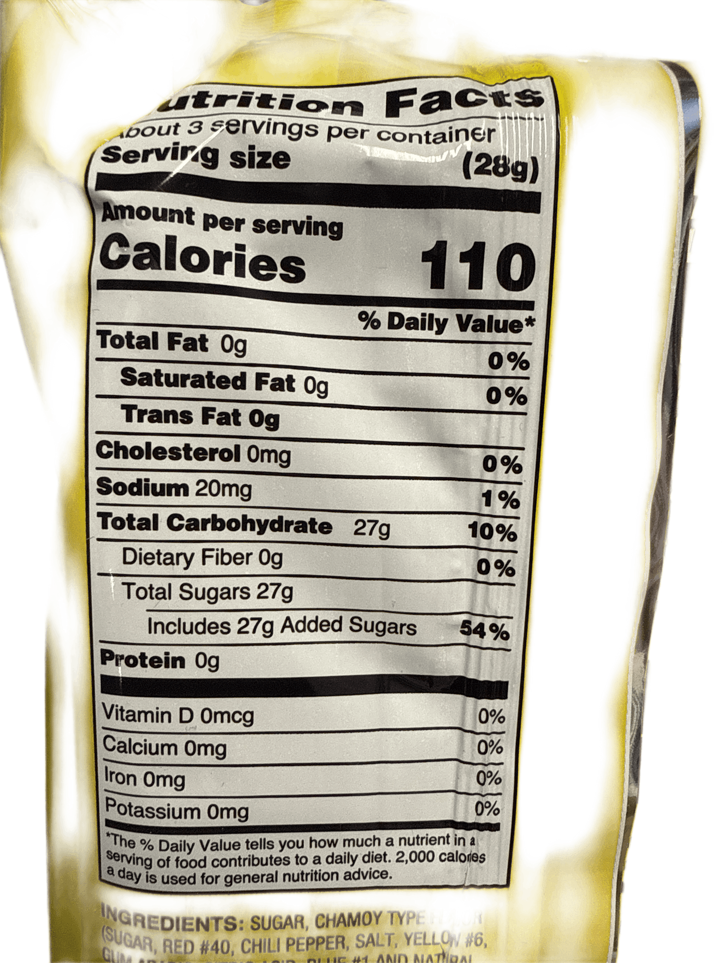 Chamoy Mega Original Mango-Chamoy Flavoured Cotton Candy 88G - U.S Edition