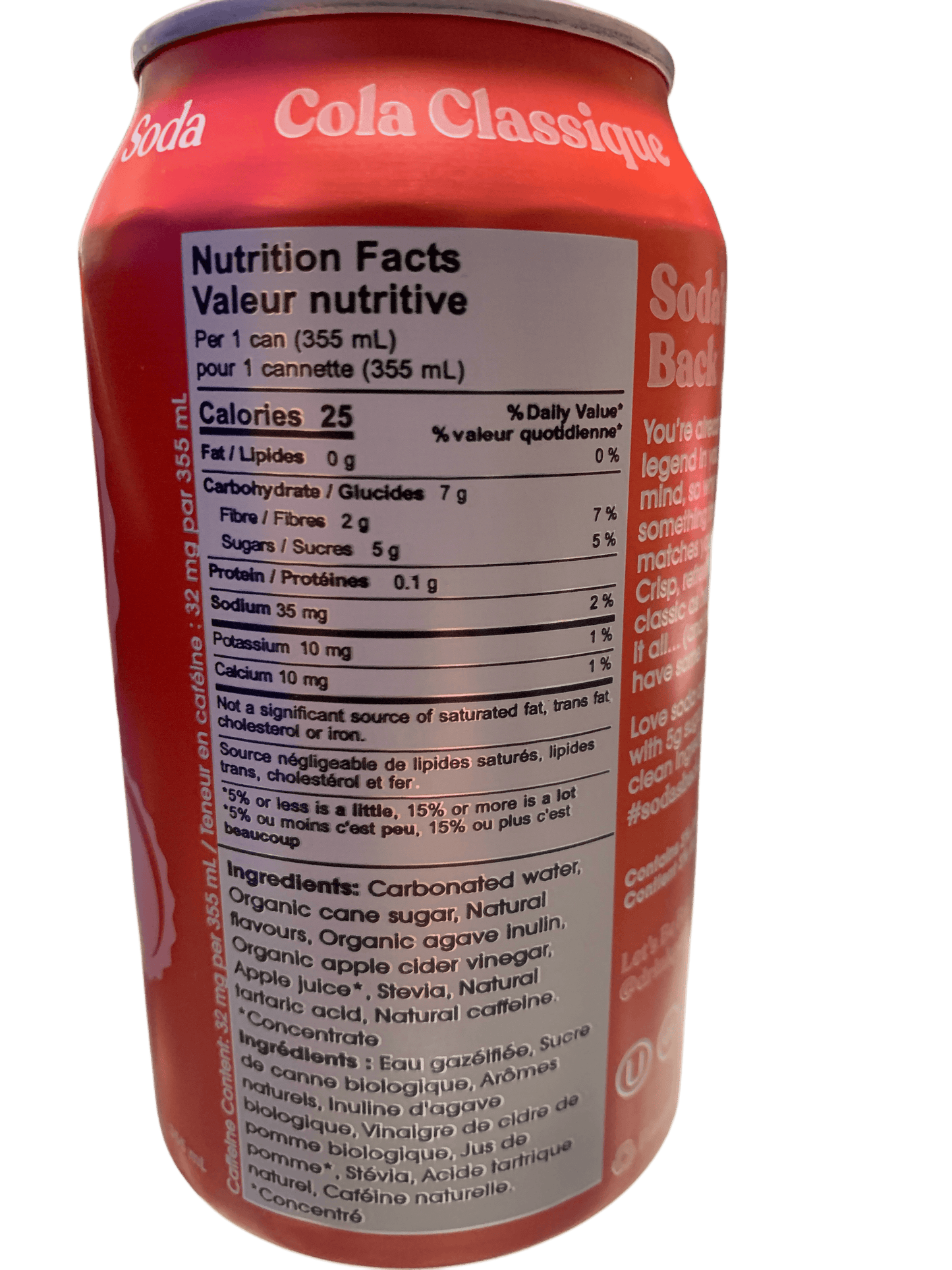 Poppi Classic Cola Soda 355ML - Canadian Edition