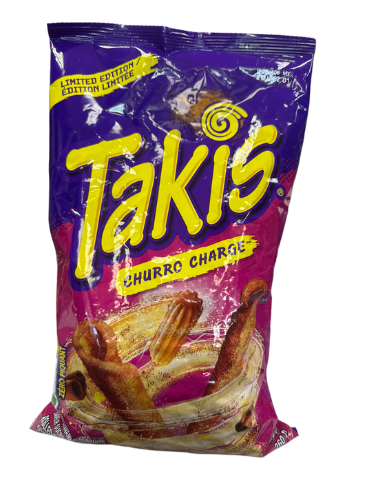 Takis Limited Edition Churro Charge 260G - Canadian Edition