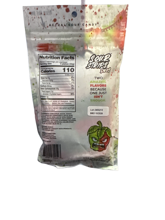 Sour Strips Appleberry Flavour 96G - U.S Edition
