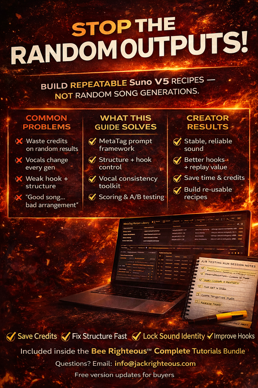 Mastering Suno V5 — Meta Tags & Workflow Training Guide