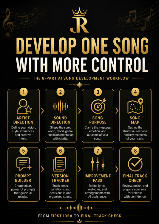Free AI Song Development Workbook | Find Your Fire