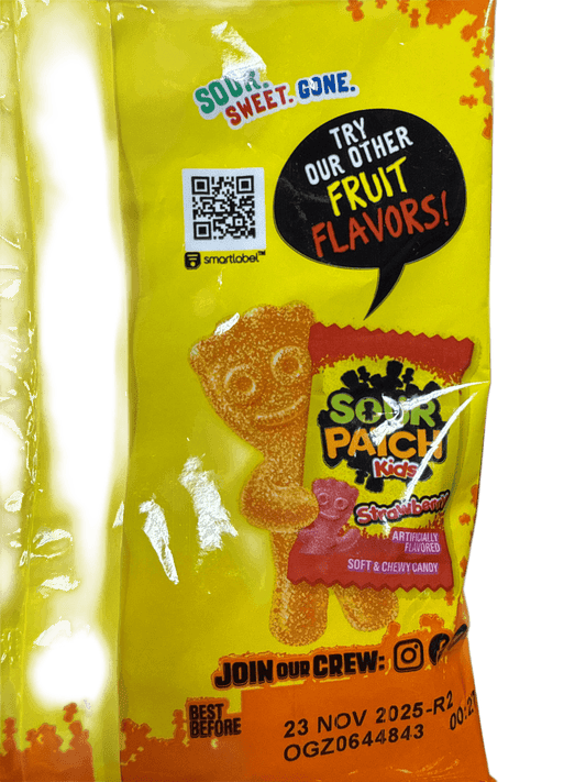 Sour Patch Kids Not So Sour Peach 101G - U.S Edition