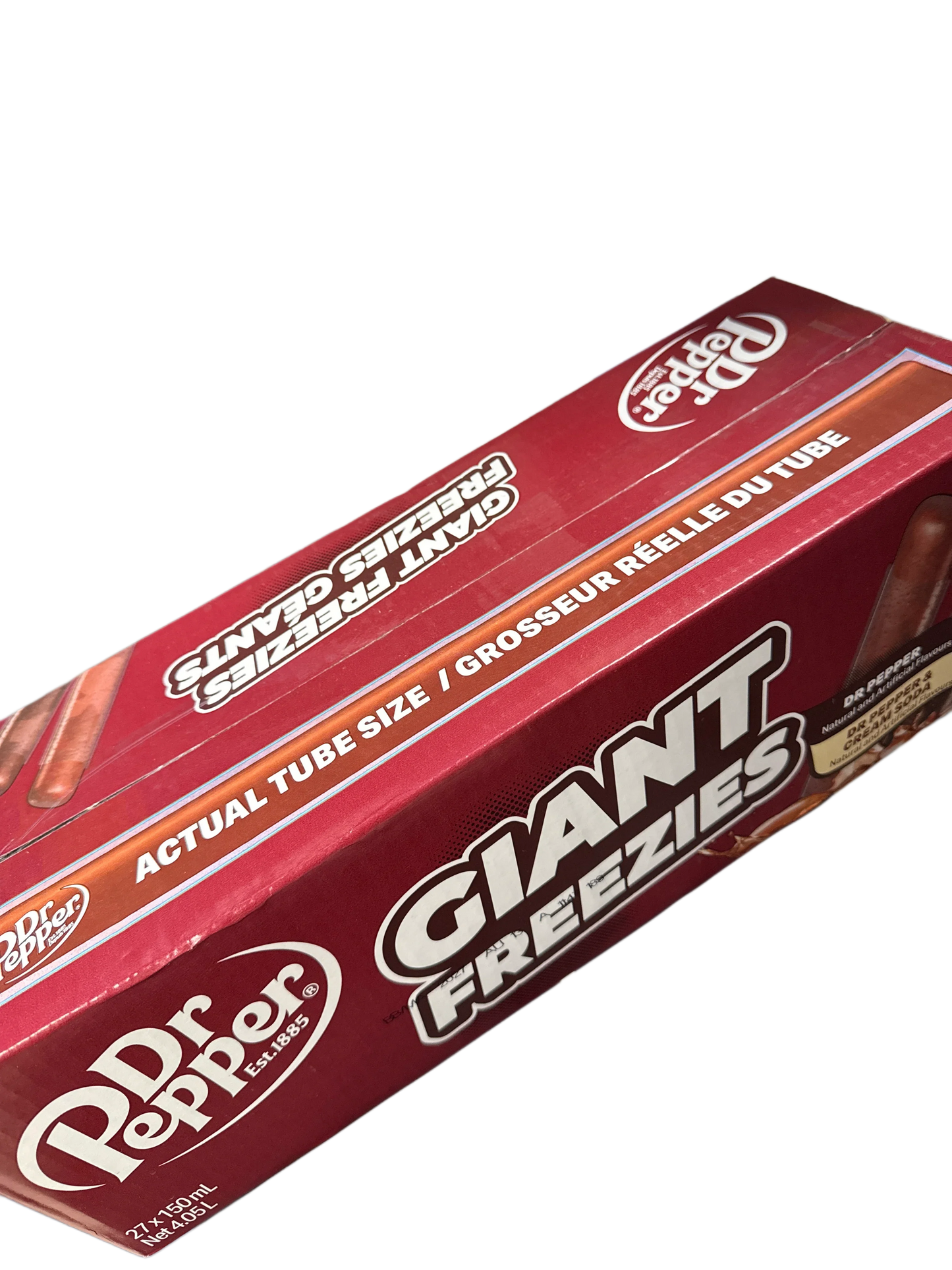 Dr Pepper Giant Freezies 150ML (27 Pack) - U.S Edition