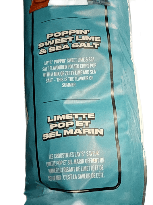 Lays Limited Edition Laysfest Poppin Sweet Lime and Sea Salt 220G - Canadian Edition