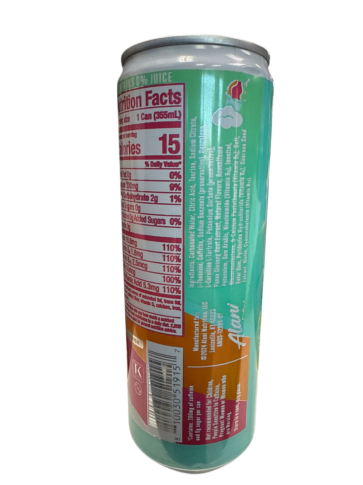 Alani Nu Limited Edition Sherbet Swirl Energy Drink 355ML - International Edition