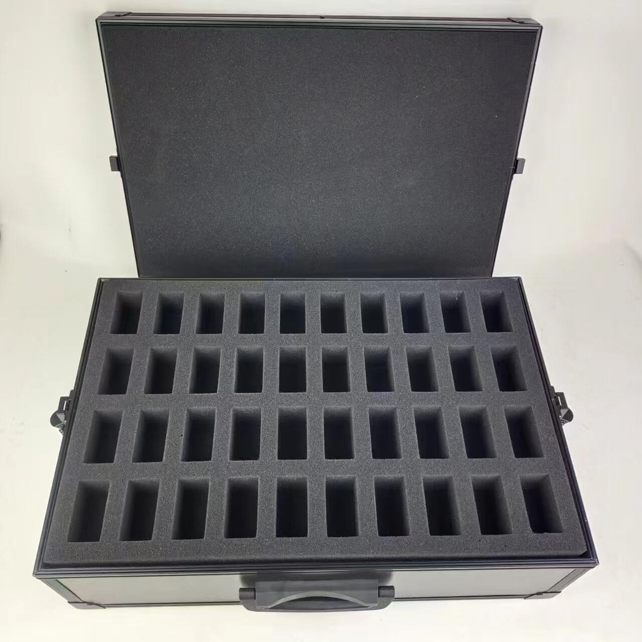 80-Slot Miniature Storage Case with Customizable Foam