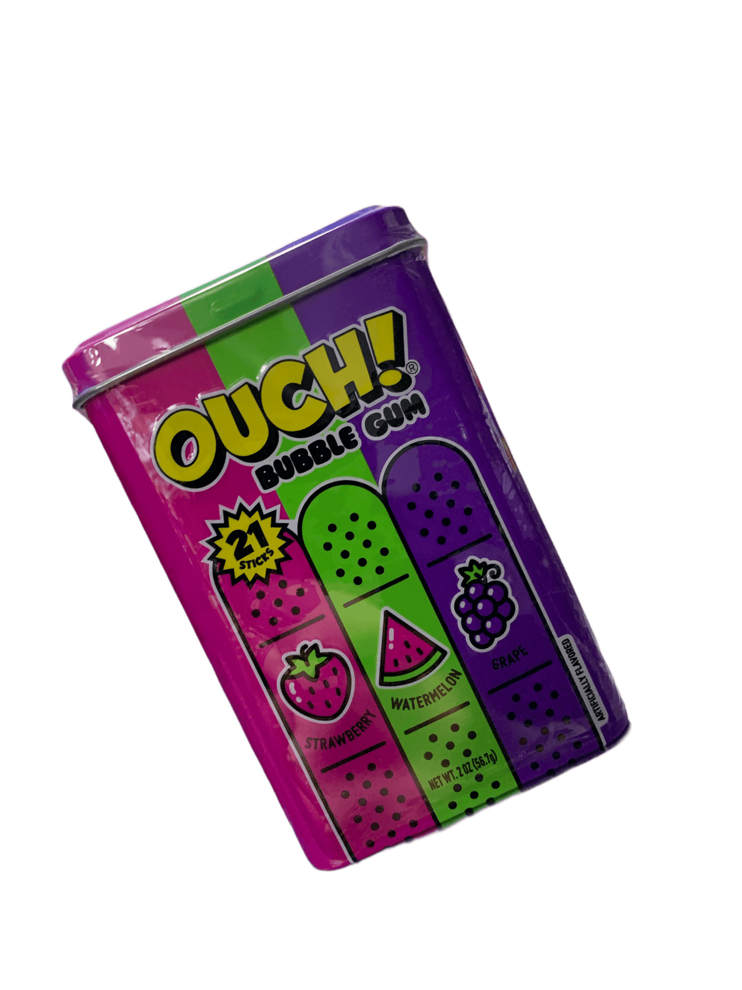Ouch Bubble Gum 21 Sticks 56.7G - U.S Edition
