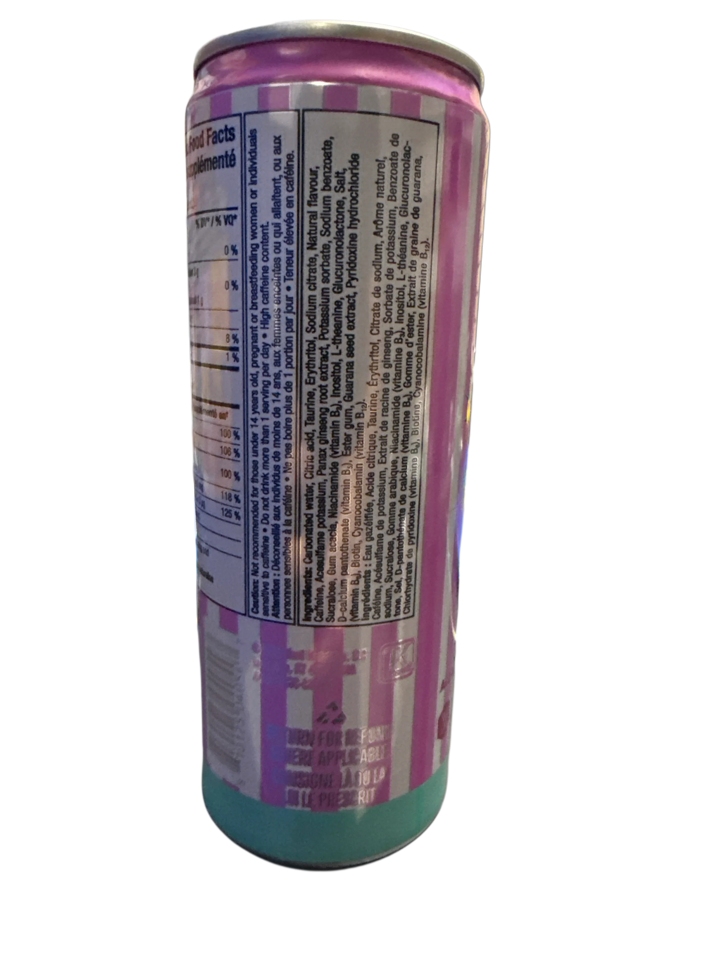 Alani Nu Cotton Candy Flavour Energy Drink 355ML - Canadian Edition