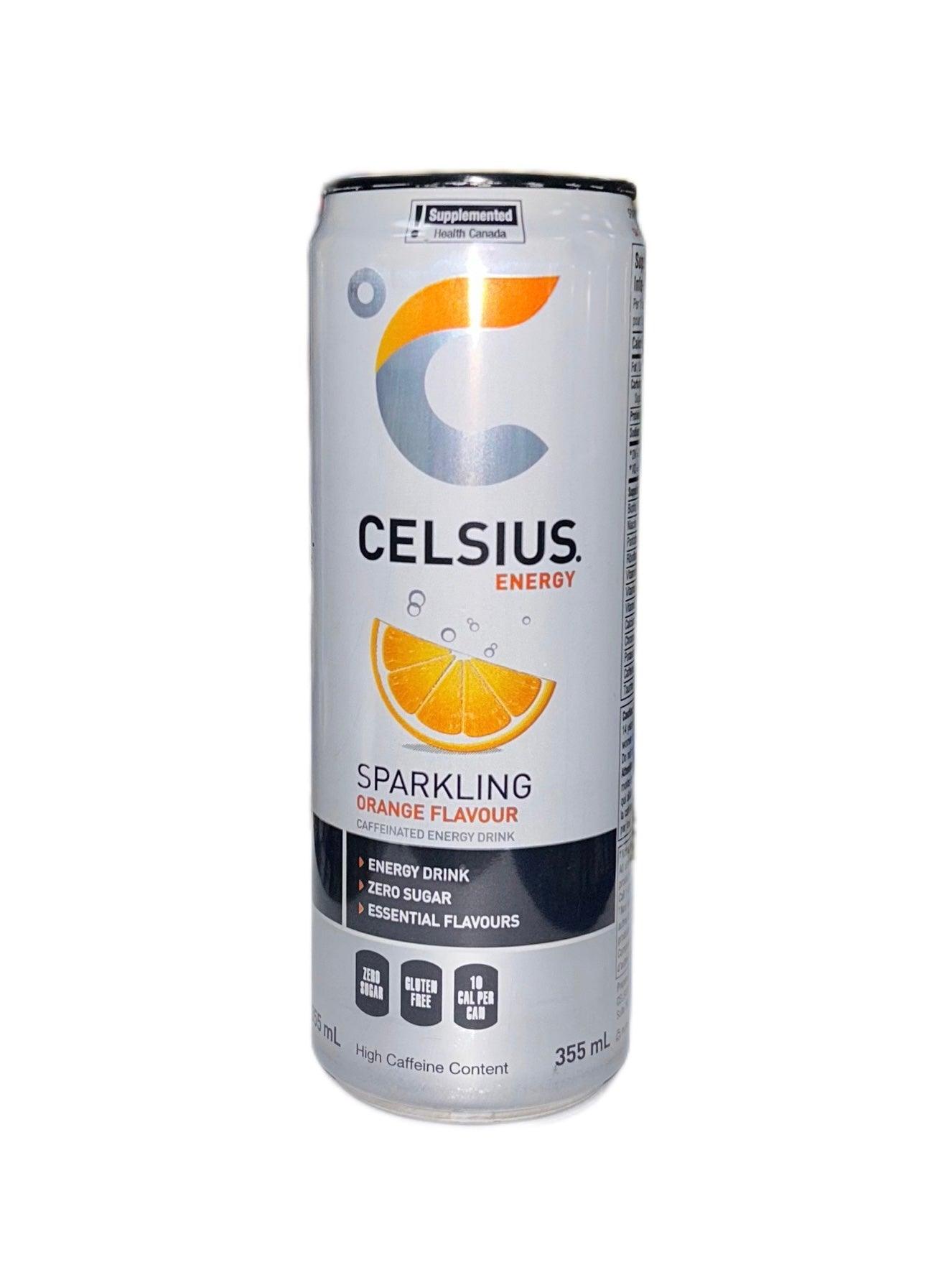 Celsius Live Fit Energy Sparkling Water - Orange