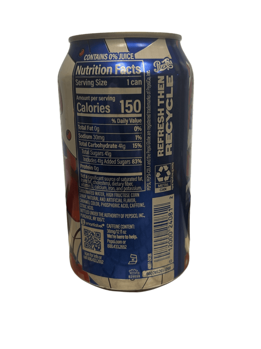 Pepsi Wild Cherry & Cream Soda Can 355ML - New York Edition - U.S Edition