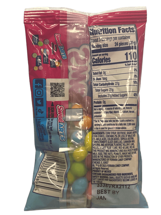 Sweet Tarts Jelly Beans Easter Share Pack 3.5OZ - Mexican Edition