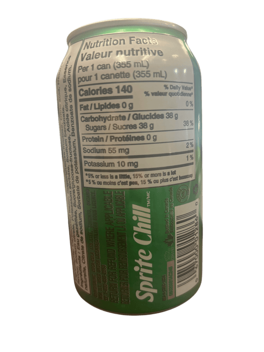 Sprite Chill Cherry Lime Can 355ML - Canadian Edition