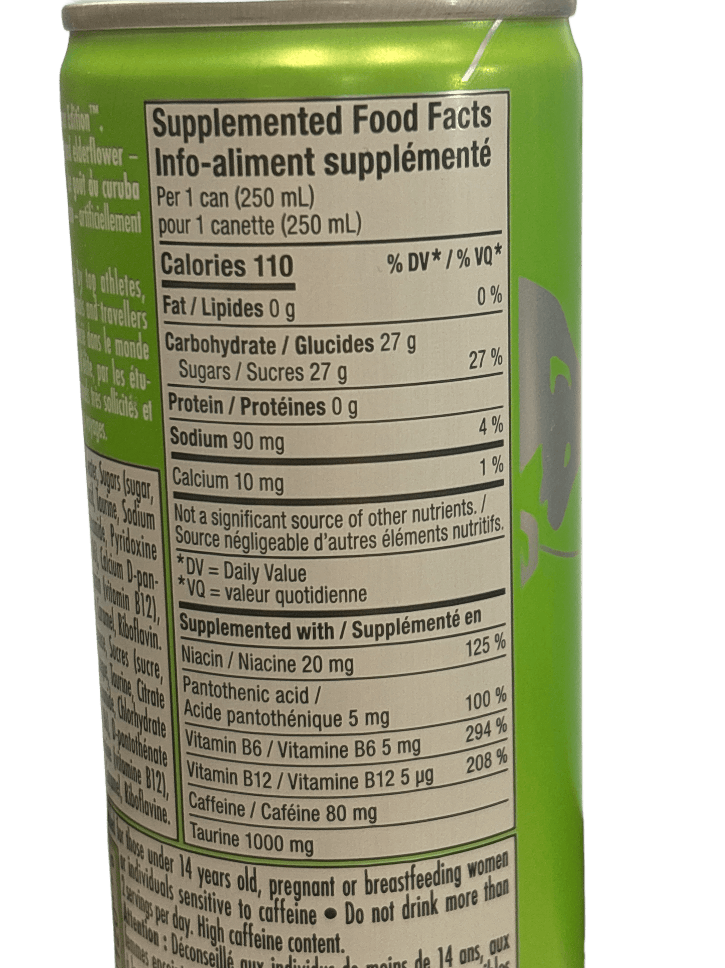 Red Bull Curuba Elderflower Energy Drink 250ML - Canada Edition