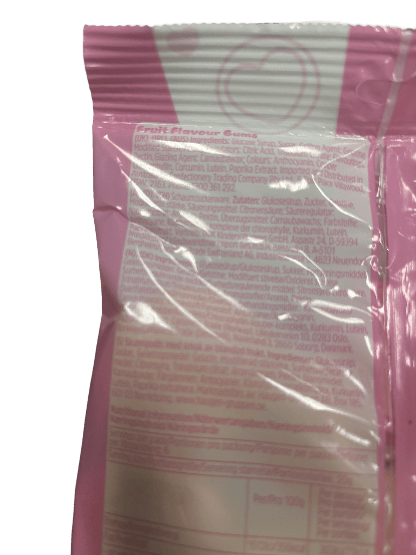 Squashies Love Hearts Mixed Fruit 120G - U.K Edition