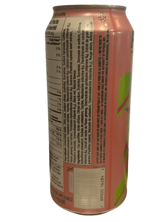 Rockstar Strawberry Lime Zero Sugar Energy Drink 473ML - Canadian Edition