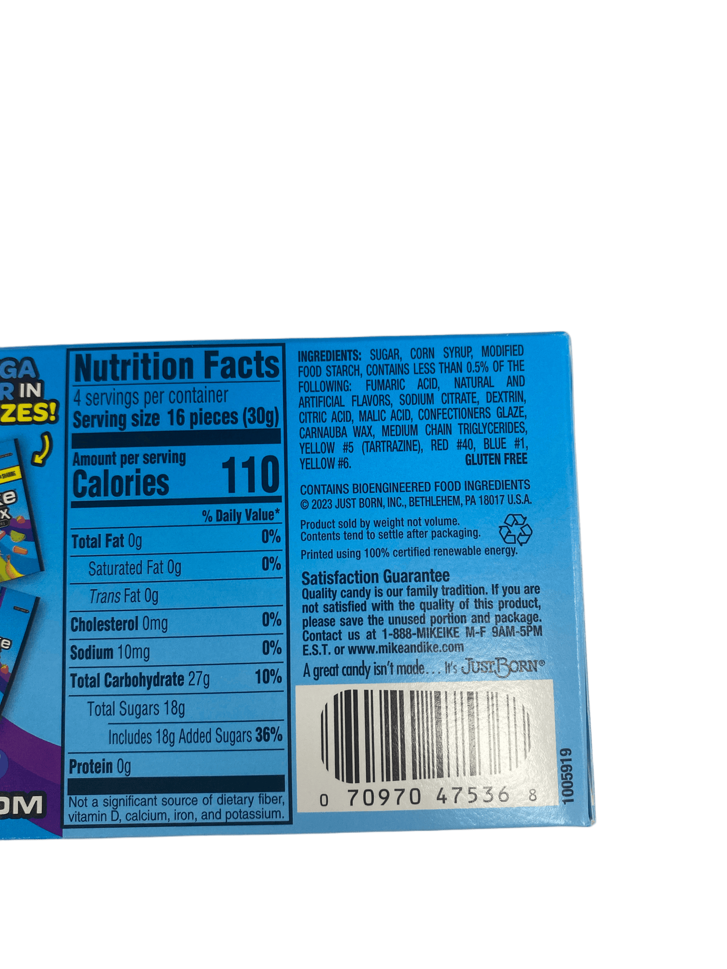 Mike and Ike Mega Mix Theatre Box 4.25OZ - Canadian Edition