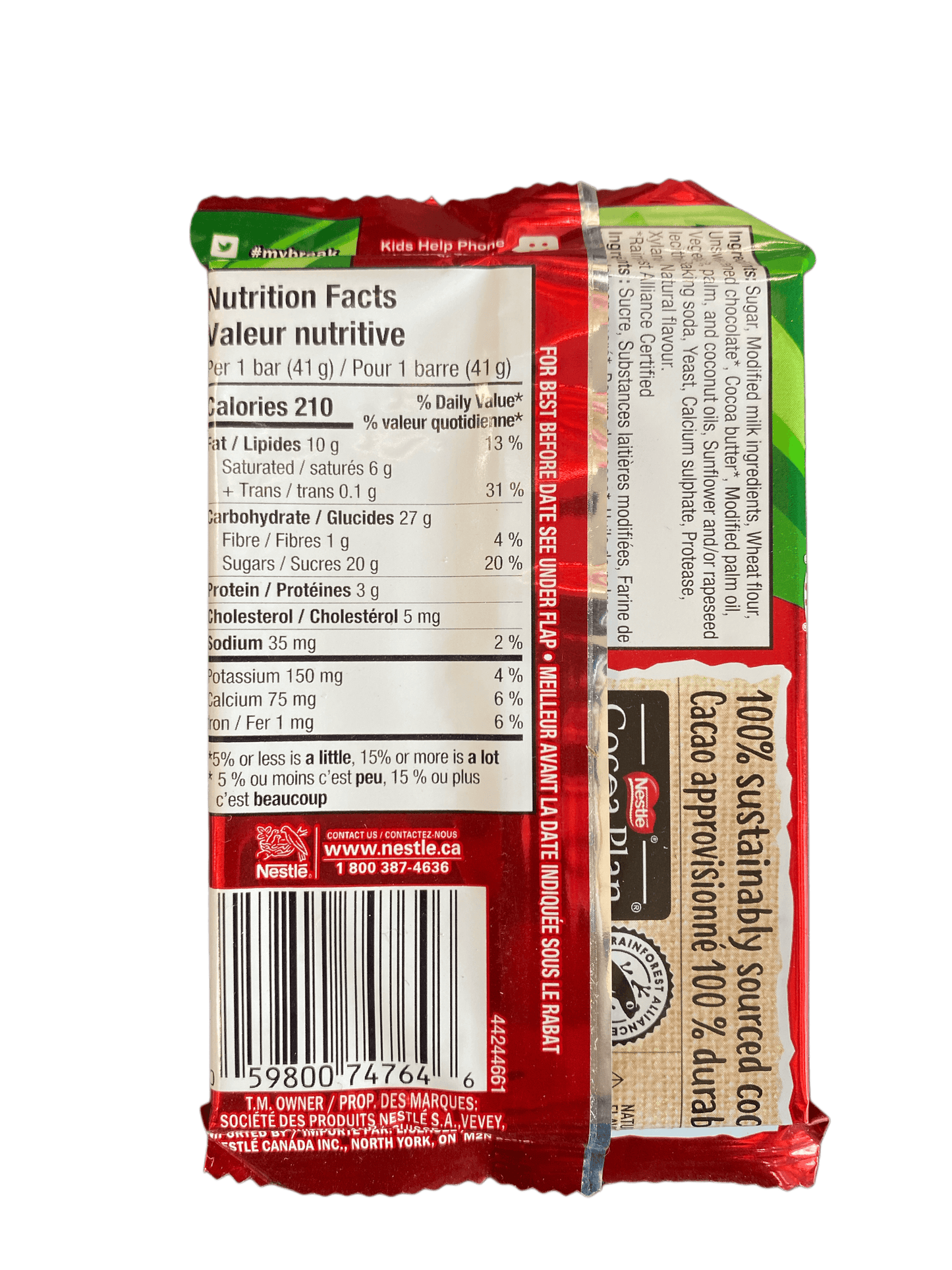 Kit Kat Hazelnut Chocolate Bar 41G