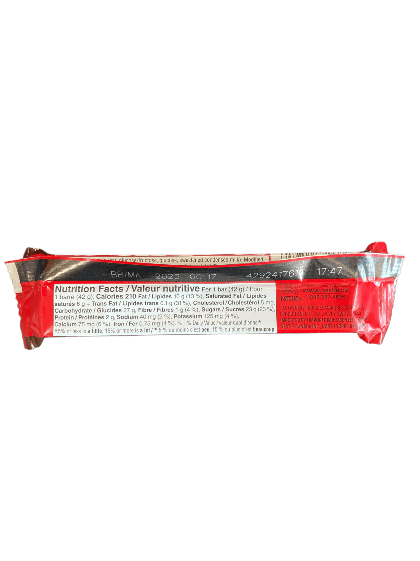 Kit Kat Chunky Rolo Chocolate 42G - Canada Edition
