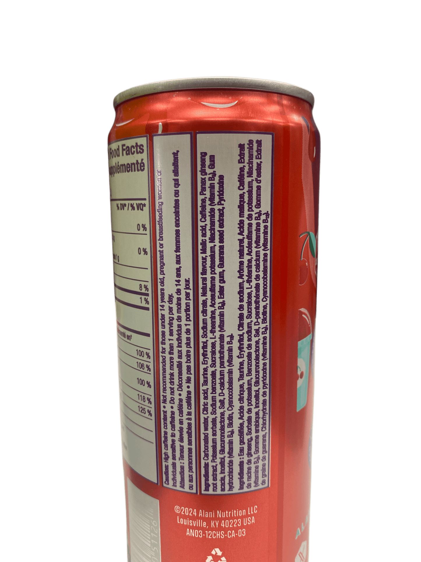 Alani Nu Energy - Cherry Slush 355ML - Canadian Edition