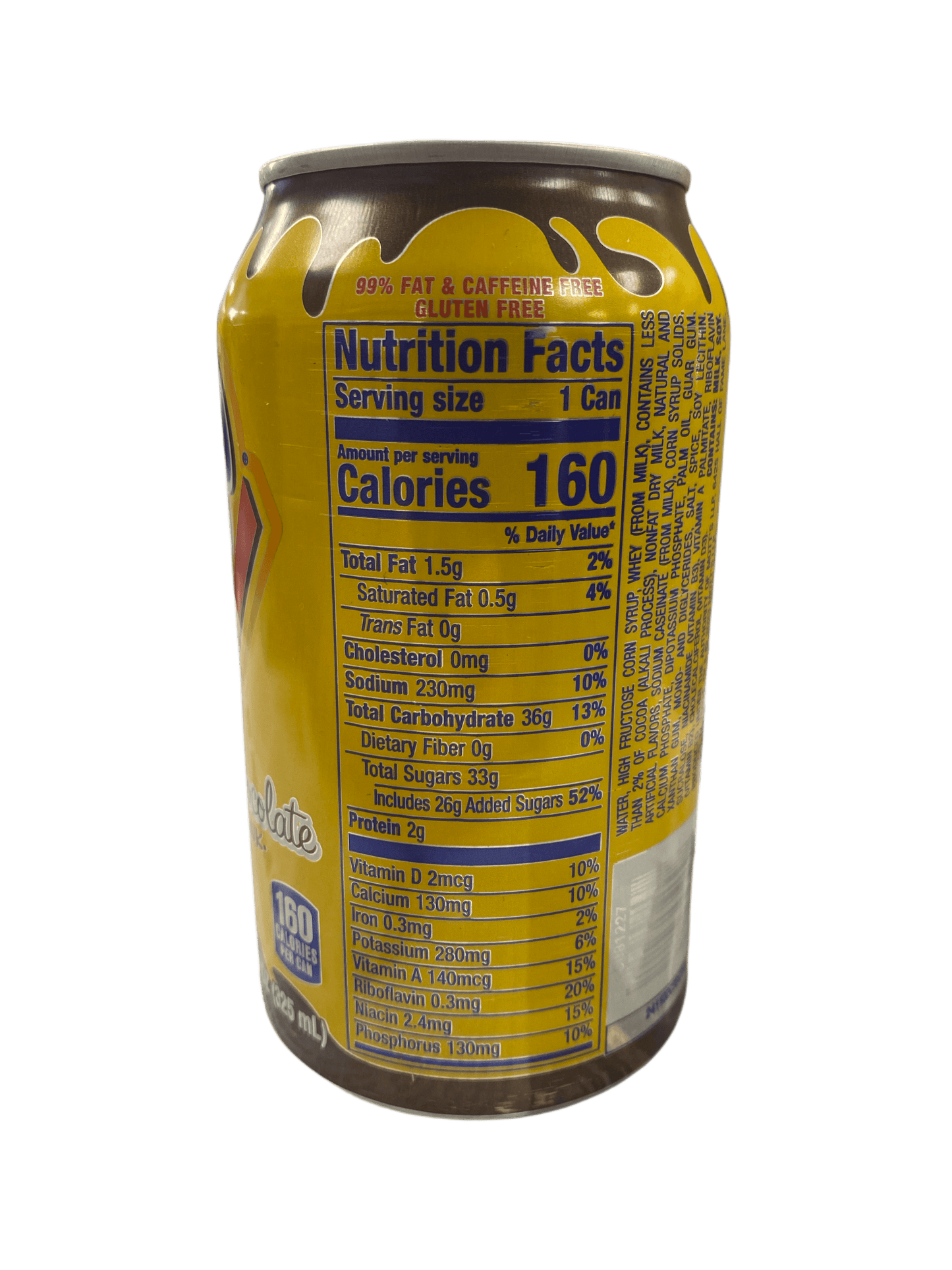 Yoohoo Chocolate Drink Can