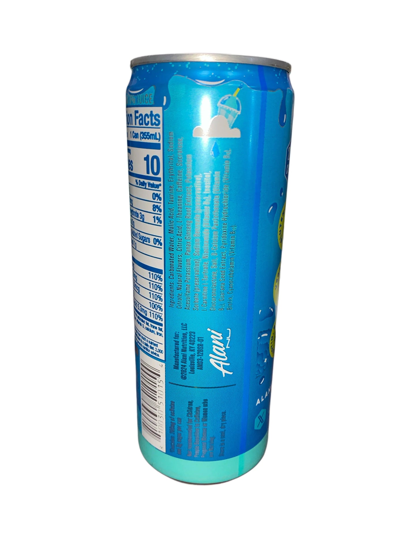 Alani Nu Blue Slush Energy Drink 355ML - U.S Edition