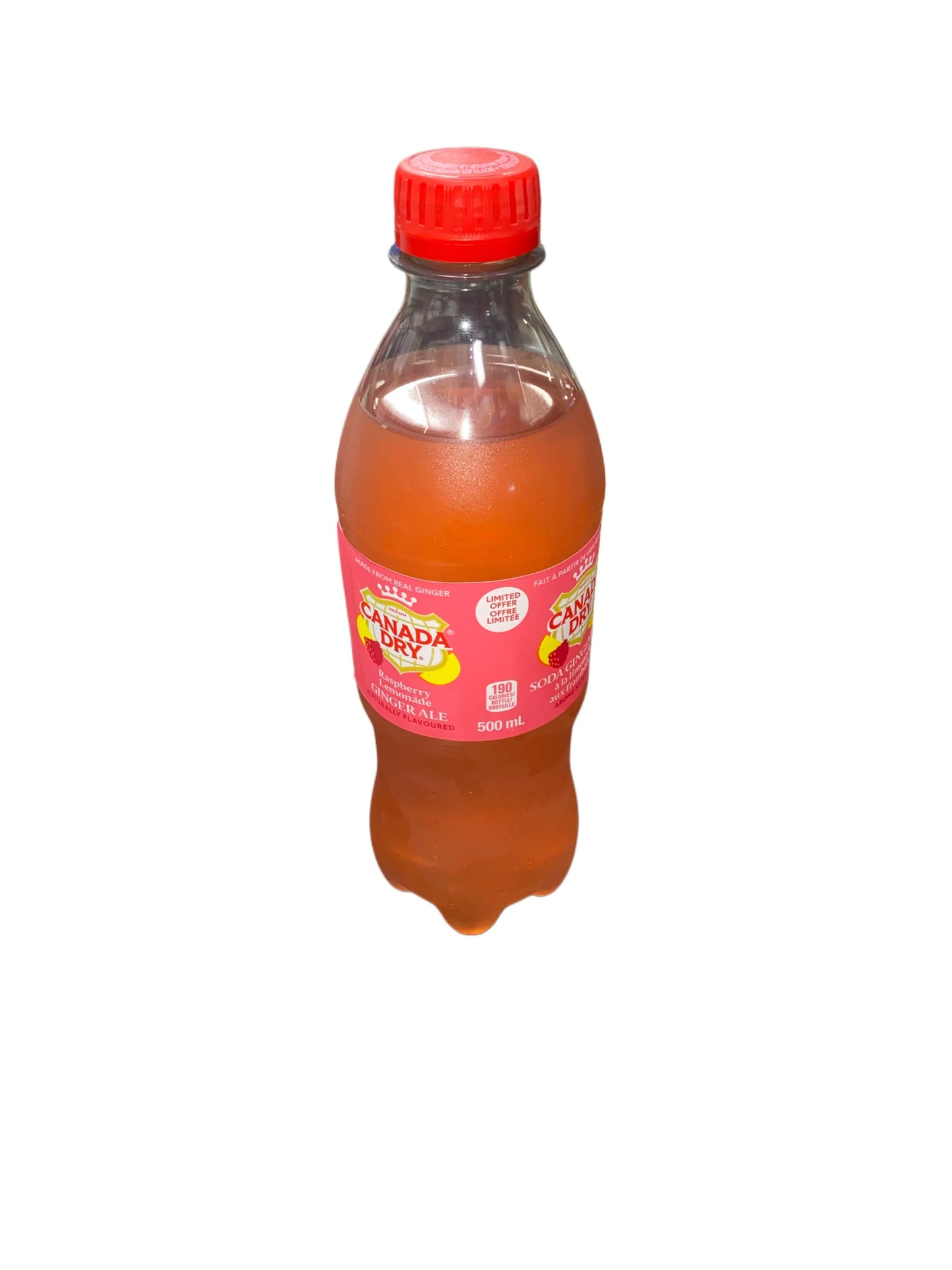 Canada Dry Raspberry Lemonade Bottle 500ML
