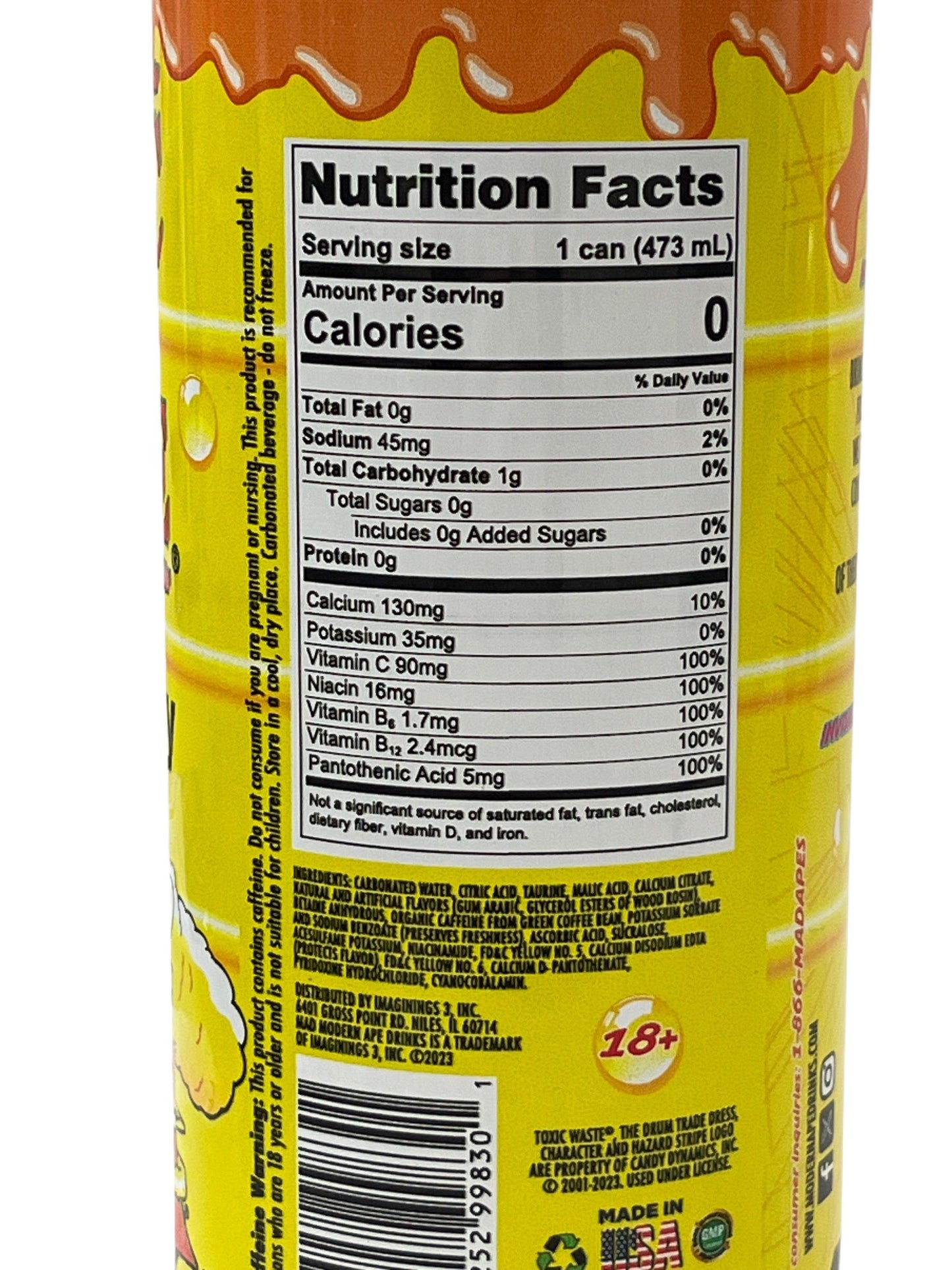 Toxic Waste Mythical Mango Energy Drink 473ML