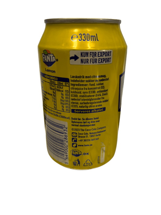 Fanta Lemon 330ML - U.K Edition