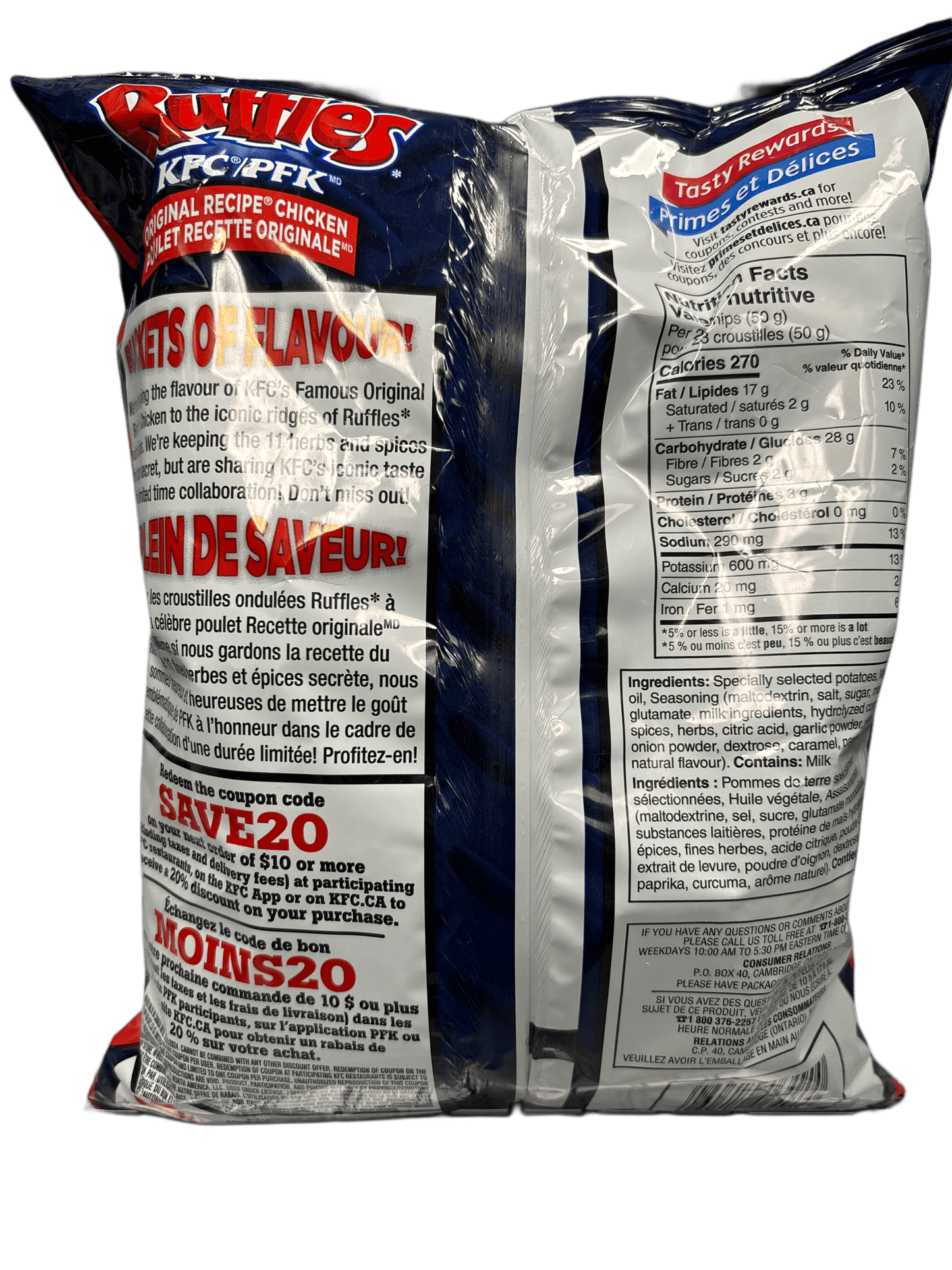 Ruffles KFC Original Recipe Chips 180G