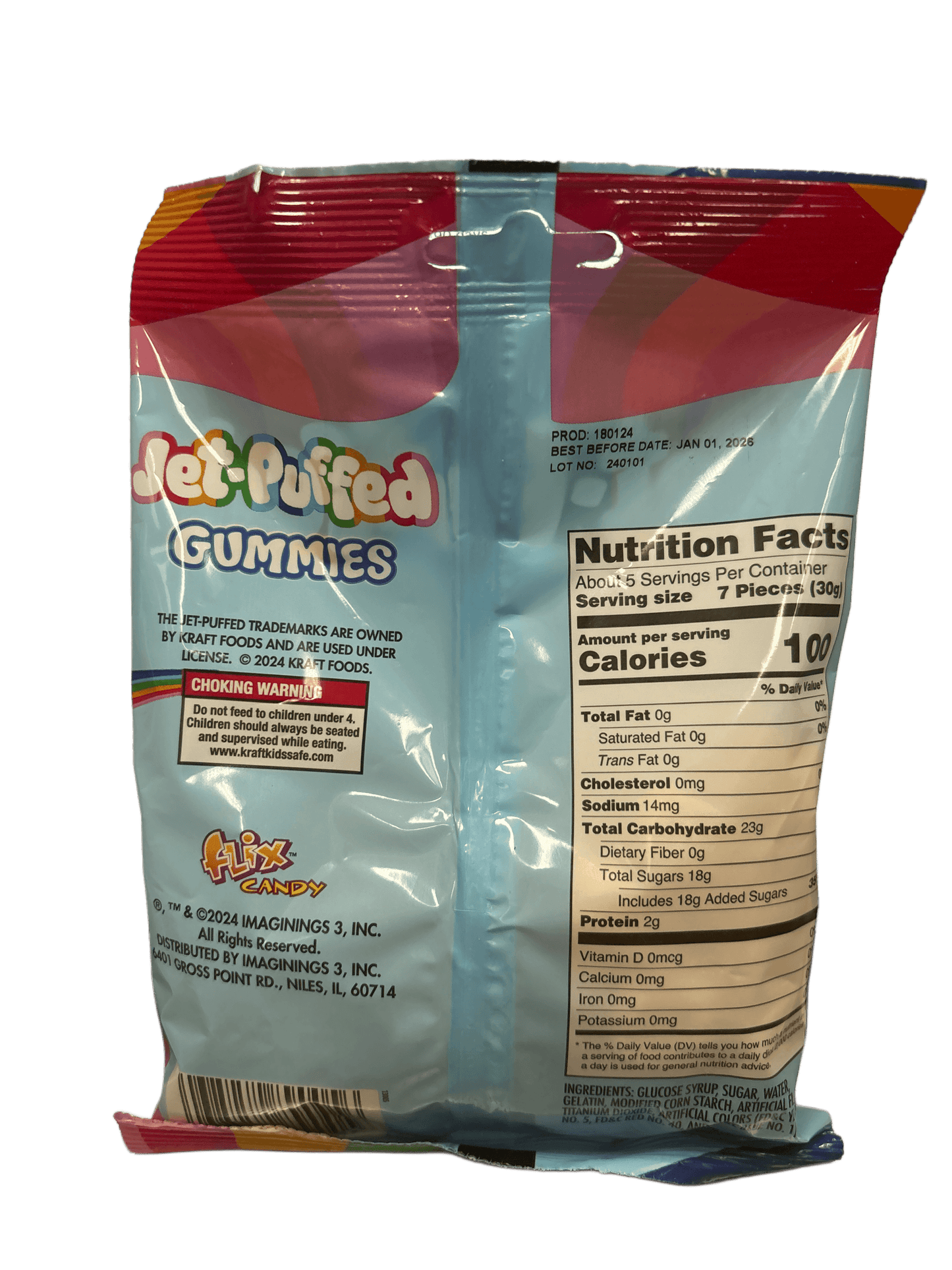 Jet Puffed Gummies Marshmallow 5OZ - U.S Edition