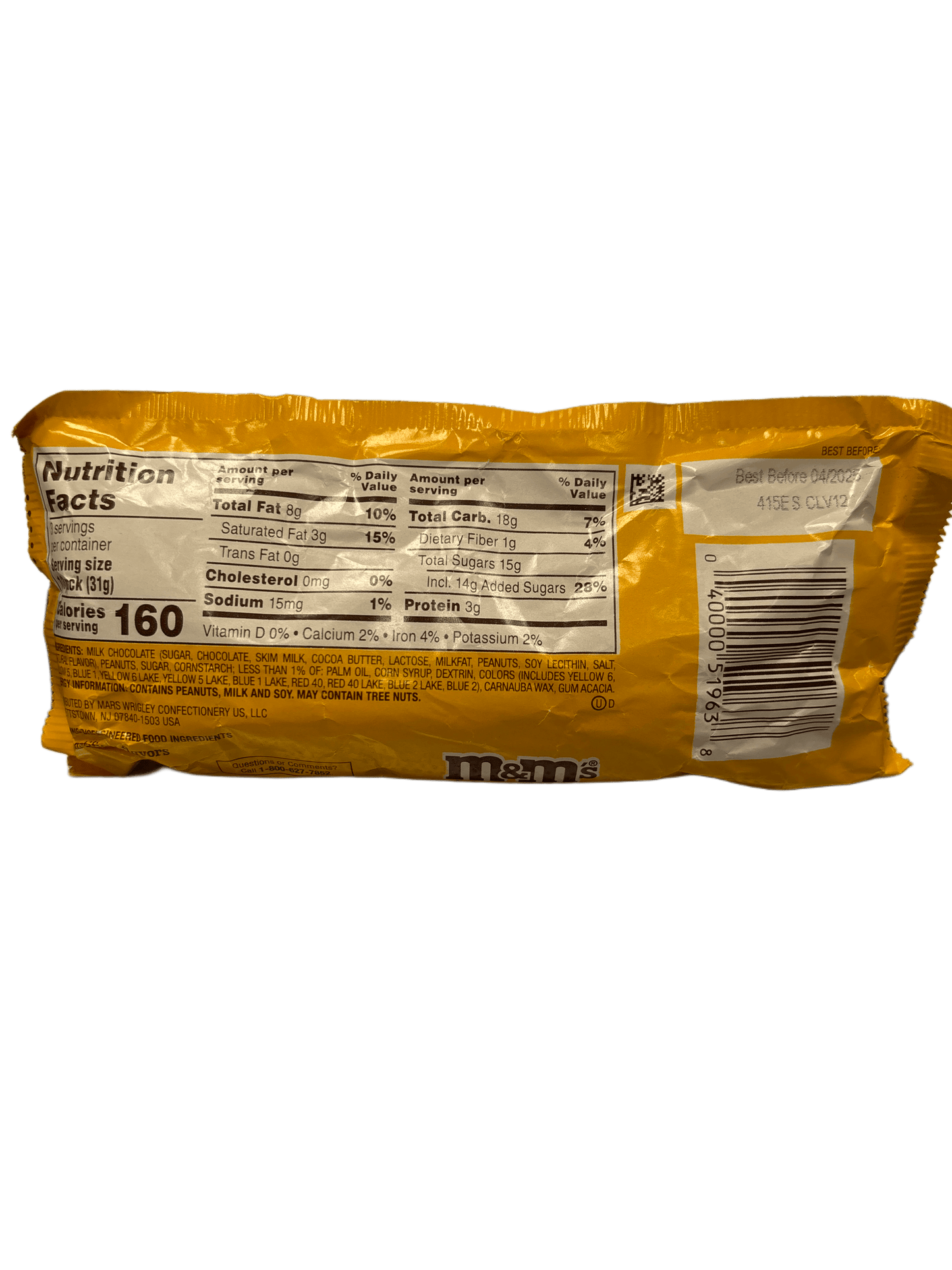 M&M Peanut Halloween Ghoul's Blend Share Size 3.27OZ