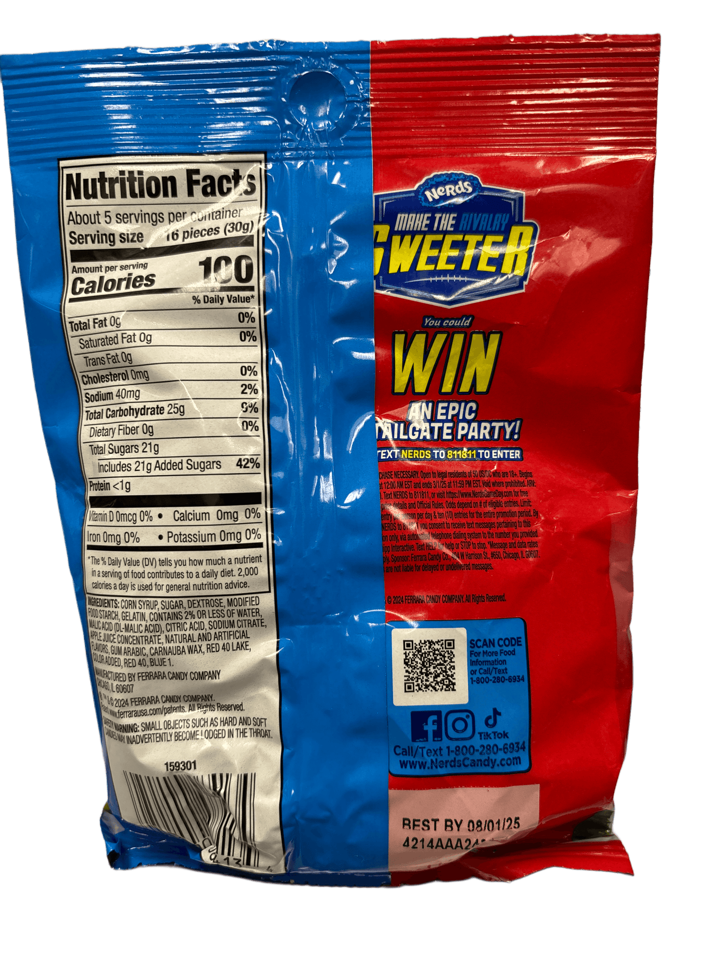 Nerds Gummy Clusters Berry Punch Rush 5OZ - U.S Edition