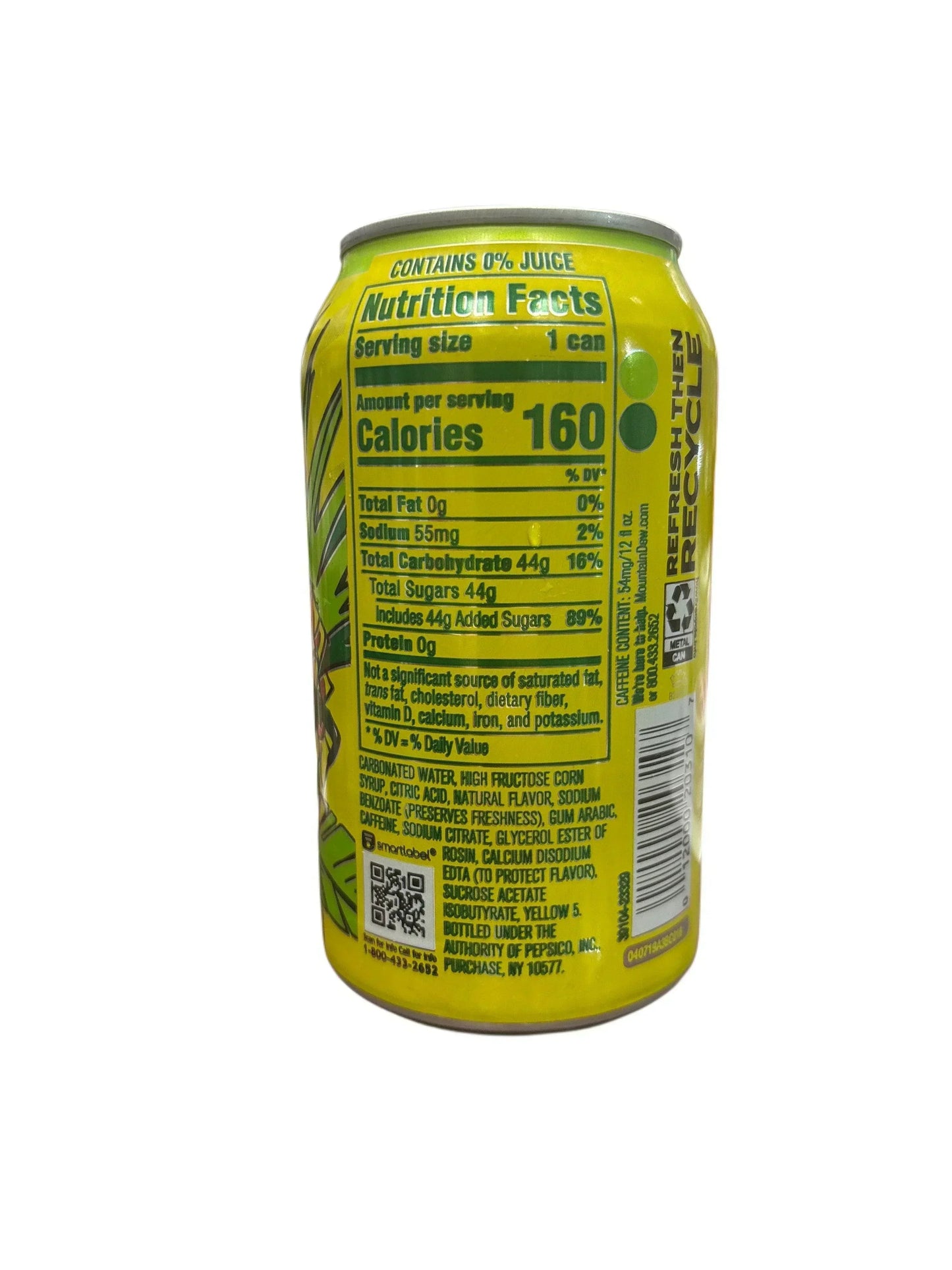 Mountain Dew Maui Burst Can 355ML - U.S Edition