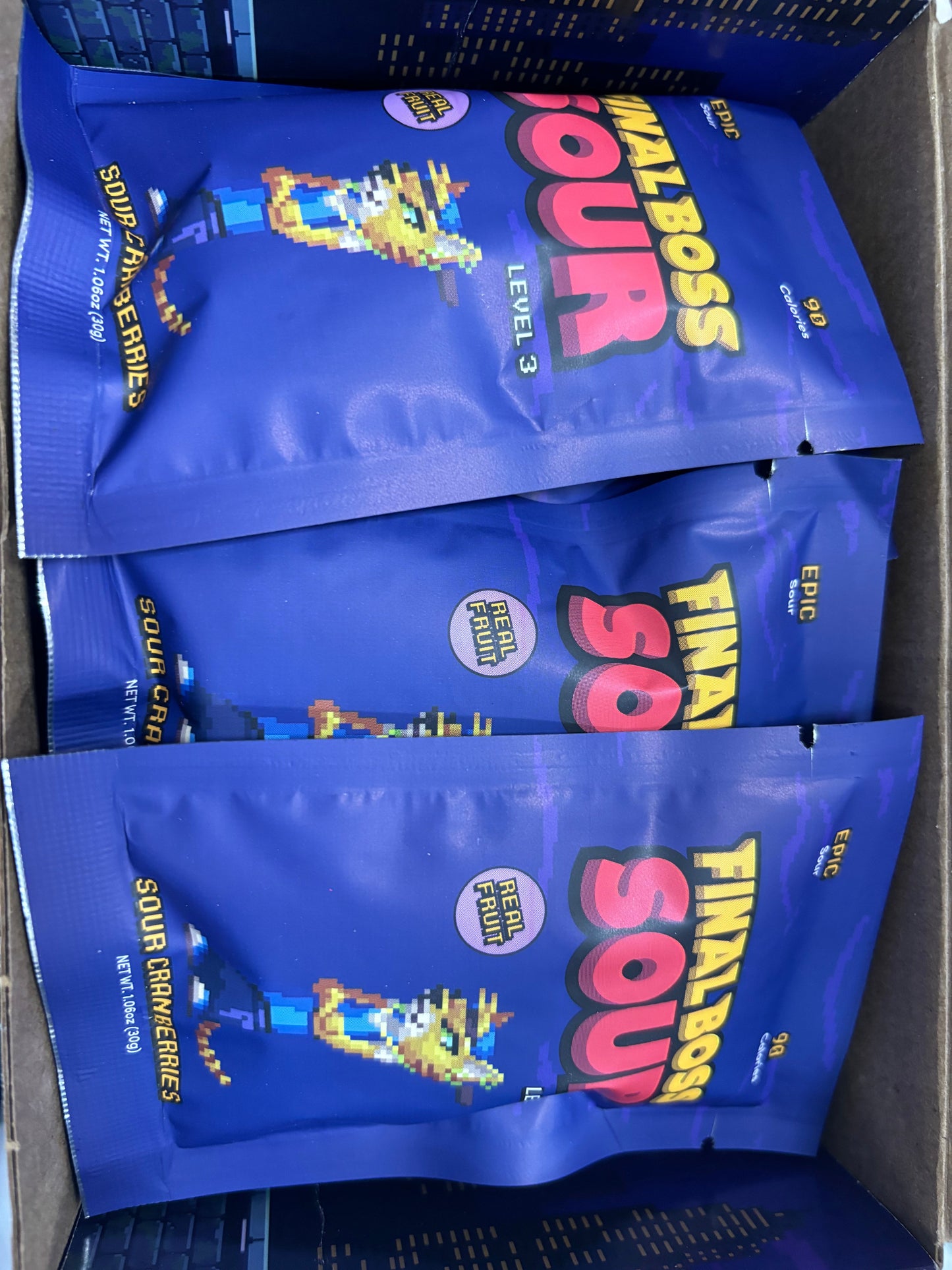 FINAL BOSS SOUR Level 3 Sour Cranberries Exclusive Challenge 360G - U.S Edition