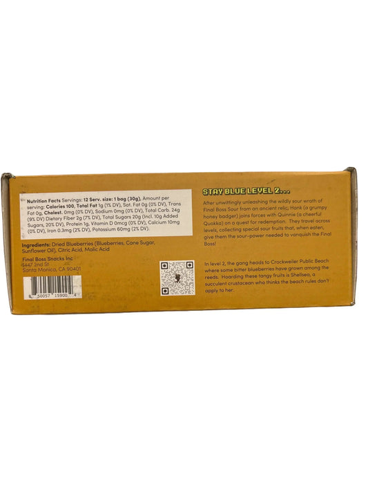 FINAL BOSS SOUR Level 2 Sour Blueberries Exclusive Challenge 360G - U.S Edition