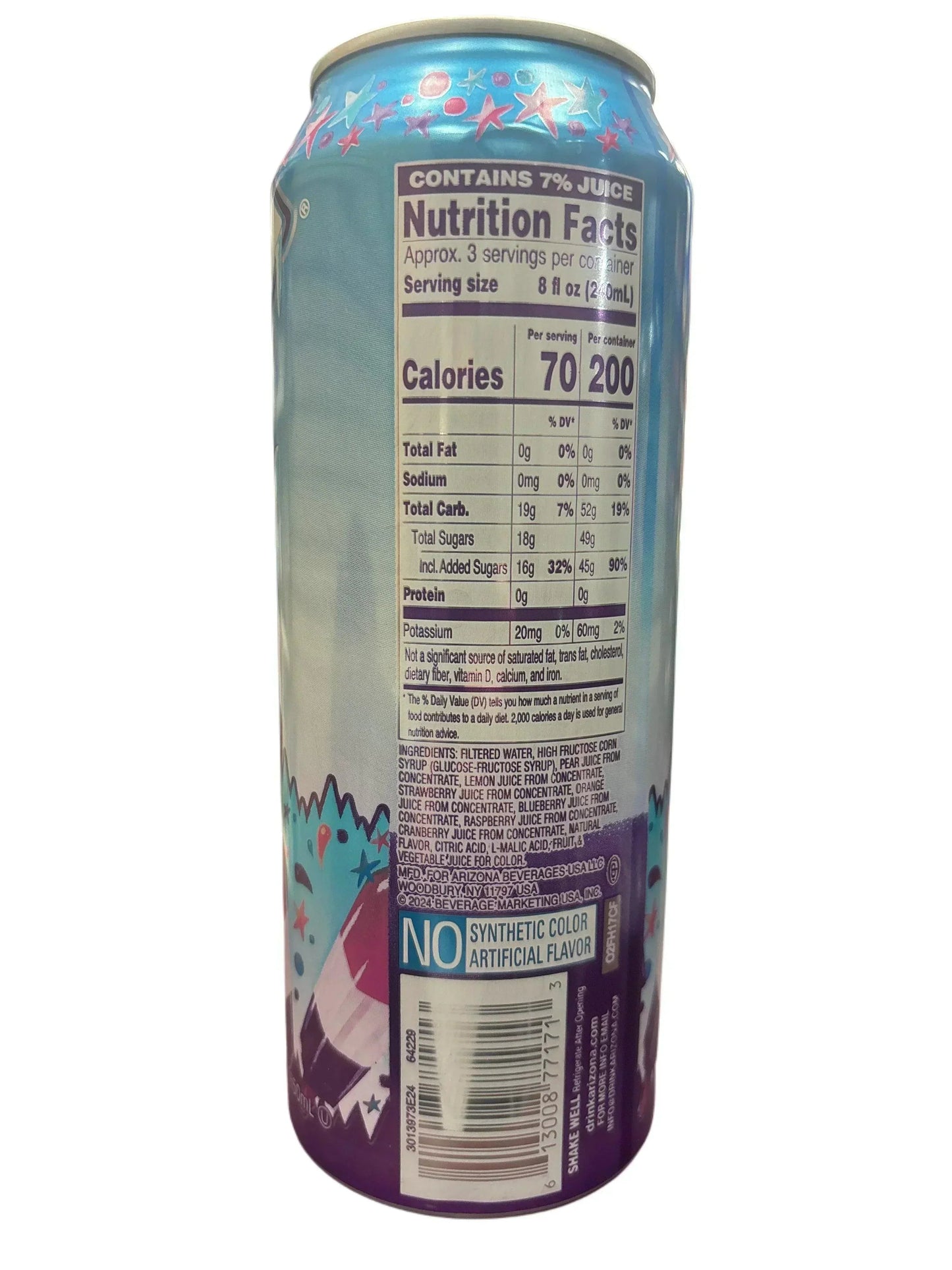Arizona Frost Chillzicle Juice Drink 22OZ - U.S Edition